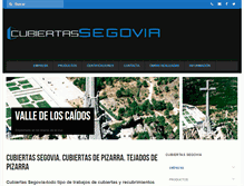 Tablet Screenshot of cubiertassegovia.com